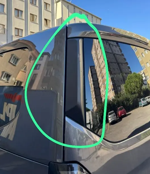 Ford Transit Custom Arka Cam Sağ Sol Köşe Bakalit